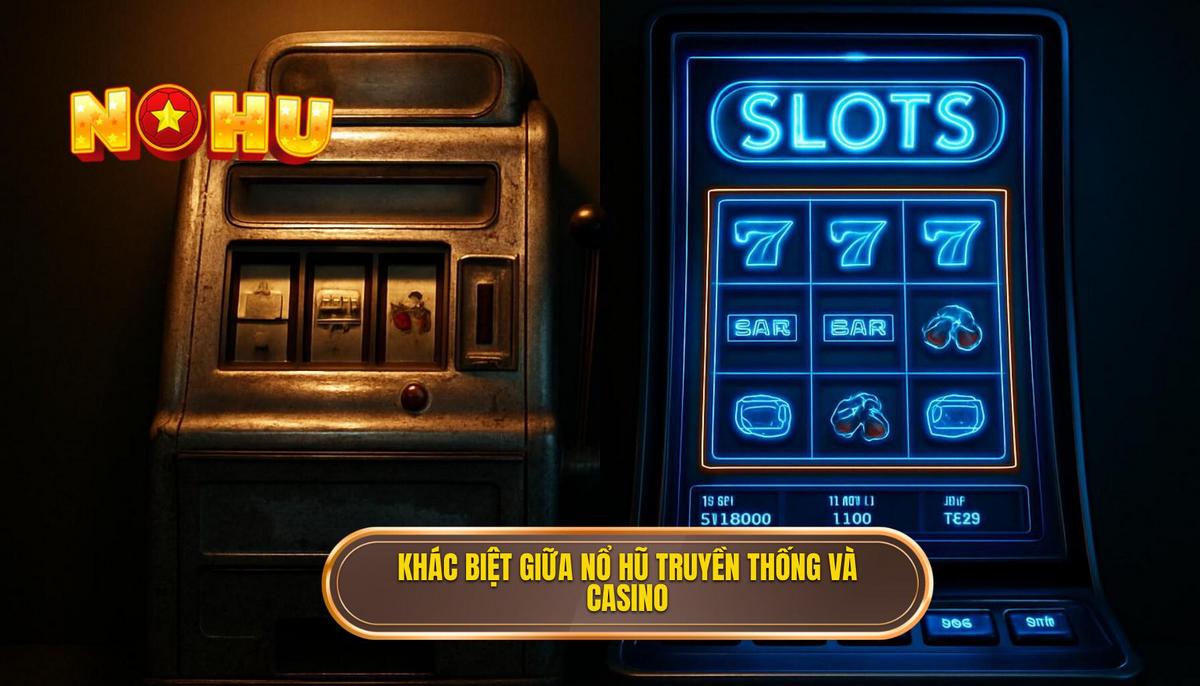 Sự khác biệt giữa nổ hũ truyền thống và nổ hũ phong cách casino