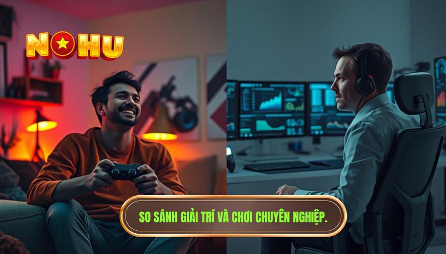 Bảng so sánh: Chơi giải trí vs Chơi kiếm thu nhập chuyên nghiệp